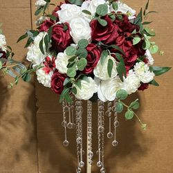Wedding Florals-Stands And Flowers