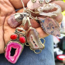 Precious Rocks Amulet Pendant Various