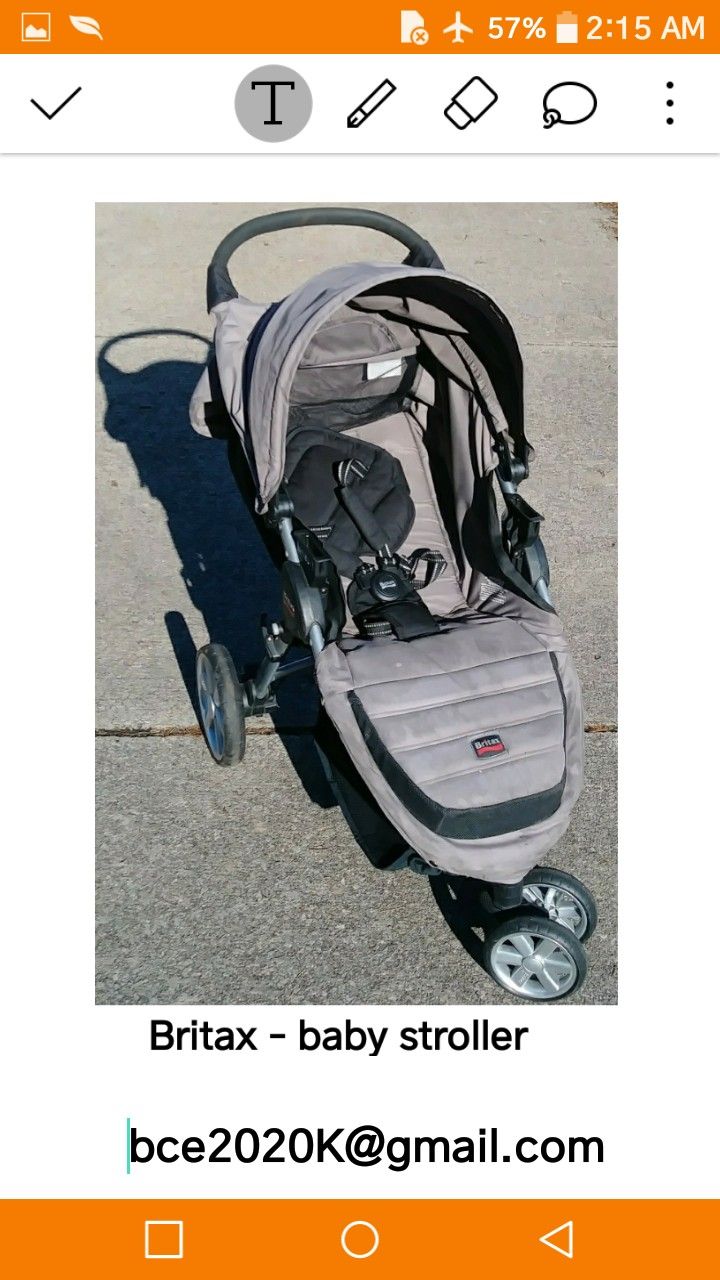 britax baby stroller