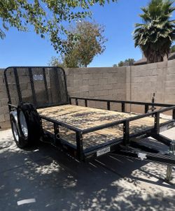 Pj 12’ utility trailer