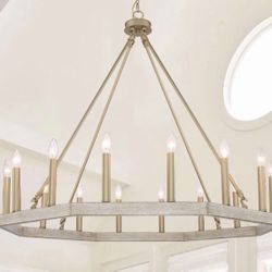 Wagon Wheel Chandelier Brand New