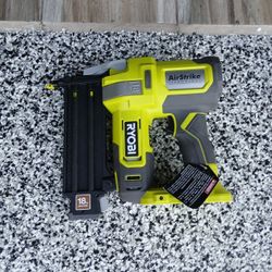 BRAD NAILER 18GA RYOBI 18V TOOL ONLY 
