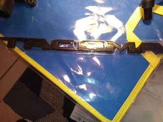 1 pcToyota Tacoma Emblem Badge Black Letters