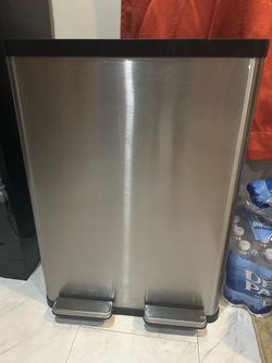 SIMPLE MAGIC Dual Compartment Trash Can