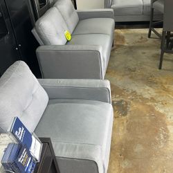 3 Piece Sofa Set Gray