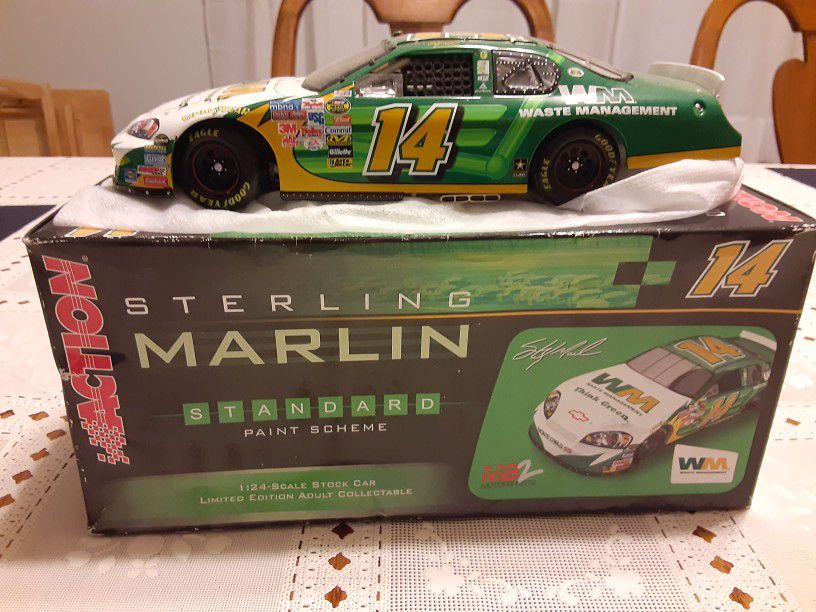 STERLING Marlin NO 14 2006 Monte carlo BEAUTIFUL GREEN and White NASCAR