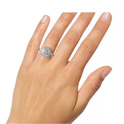 🌟🌟 Diamond Vintage Inspired Ring (1/2 ct. t.w.) in 14k white Gold🌟🌟