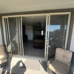 140x96 slider glass doors