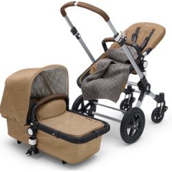bugaboo cameleon 3 bassinet and stroller cream color