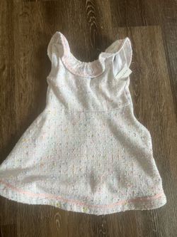 Janie & Jack Girls Formal Boucle Dress Size 4 Vestido Elegante Niña Janie and Jack Talla 4