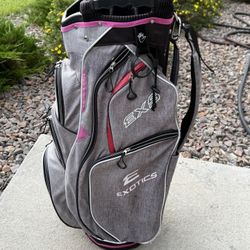 GOLF BAG Tour Edge Exotics EXS Lightweight Cart 15 Way Top Women’s