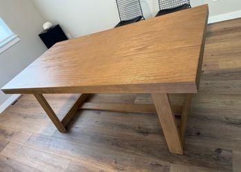 Farmhouse solid wood kitchen table