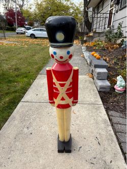 Vintage Toy Soldier Blow Mold 31.5" Tall NO Cord
