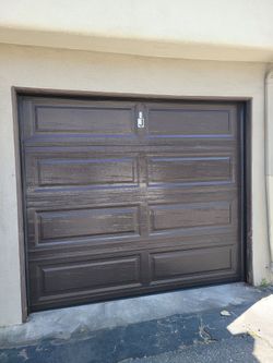 brown garage doors 