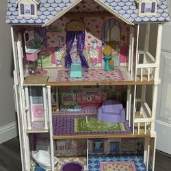 Doll House, 4 Foot Tall  32” Wide 
