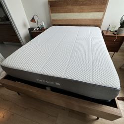 Bedroom Set: Bed Frame, Bed, Dresser With Mirror