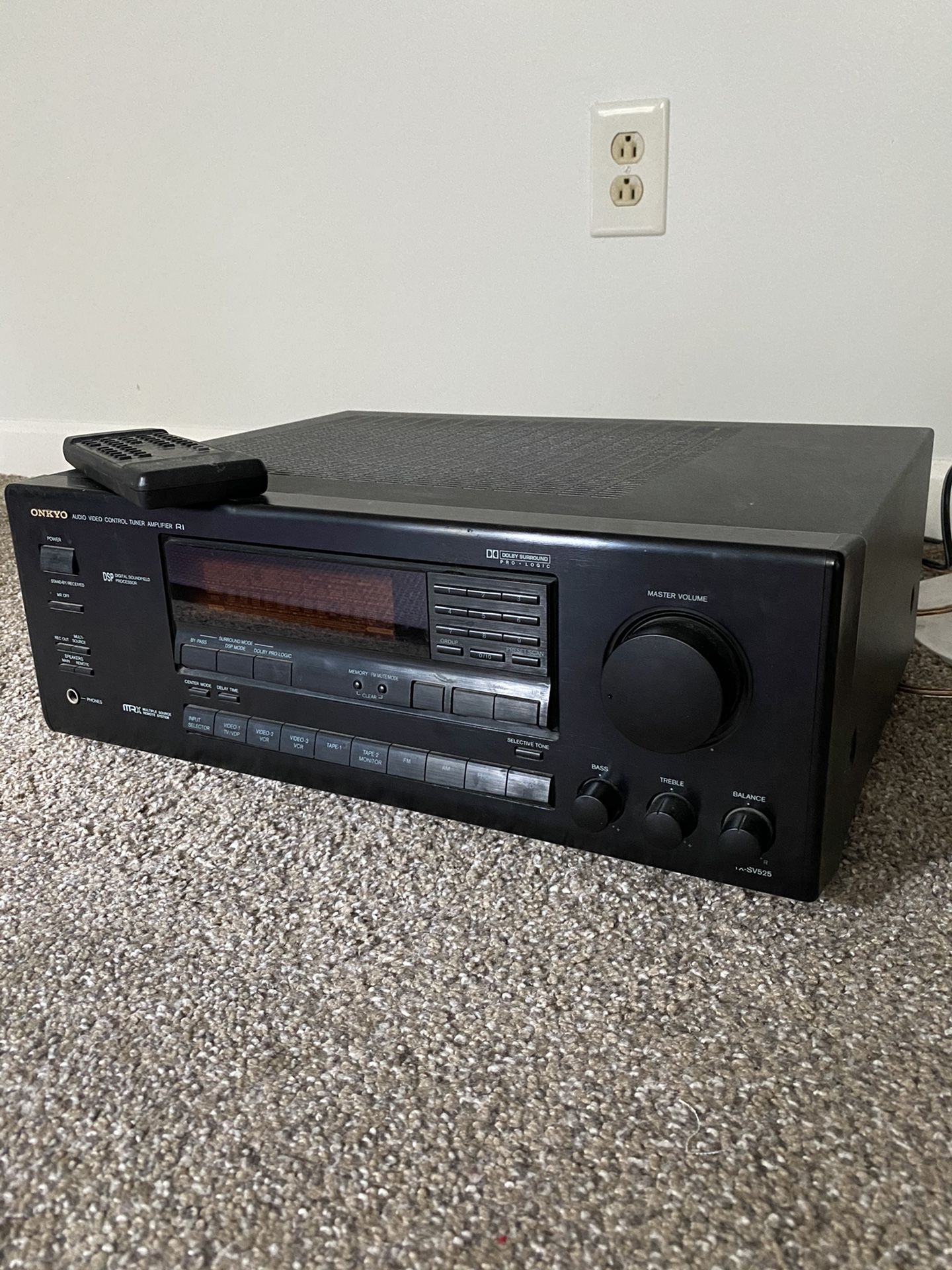 Bose Speaker and Onkyo Receiver