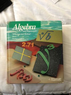 Algebra 2 Book (teacher’s edition)