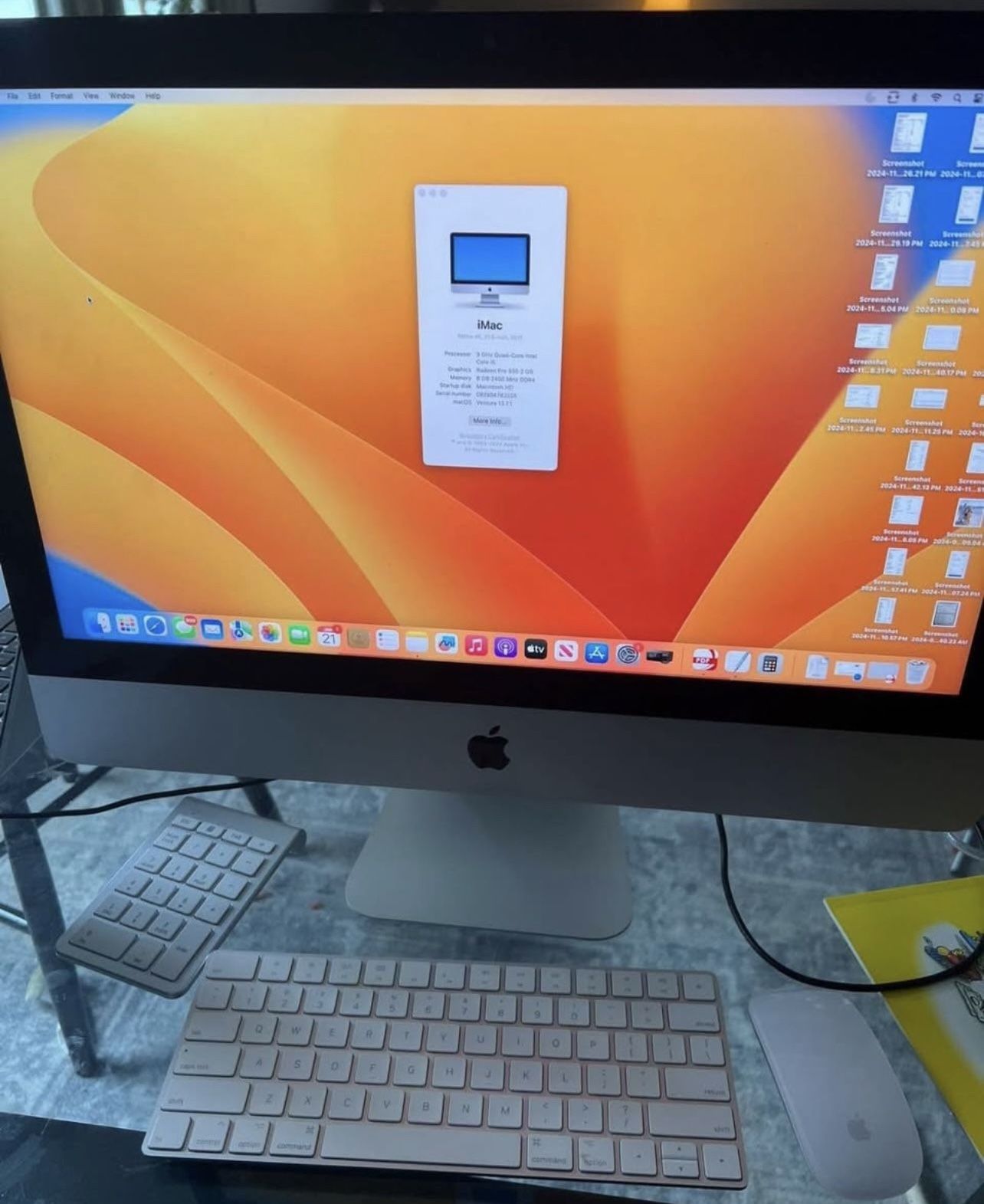 iMac 21.5 Inch Screen 2017