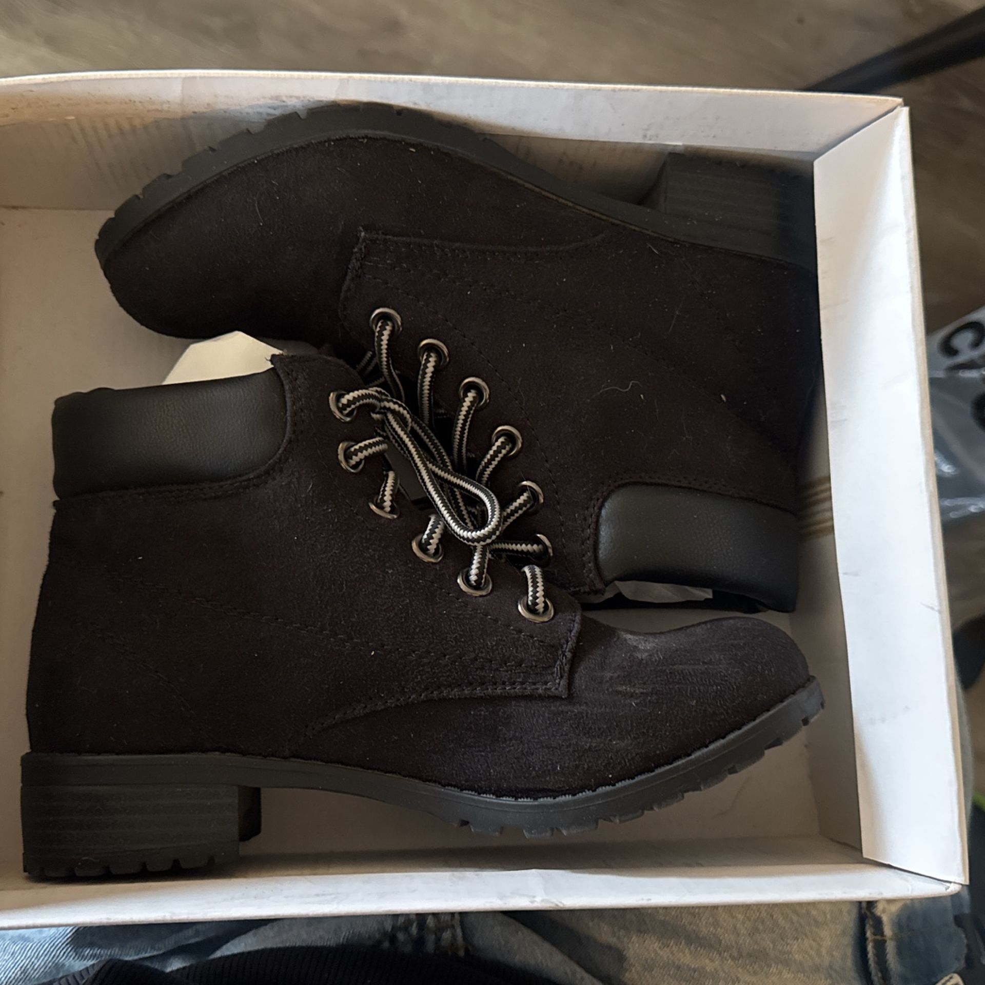Suede Booties
