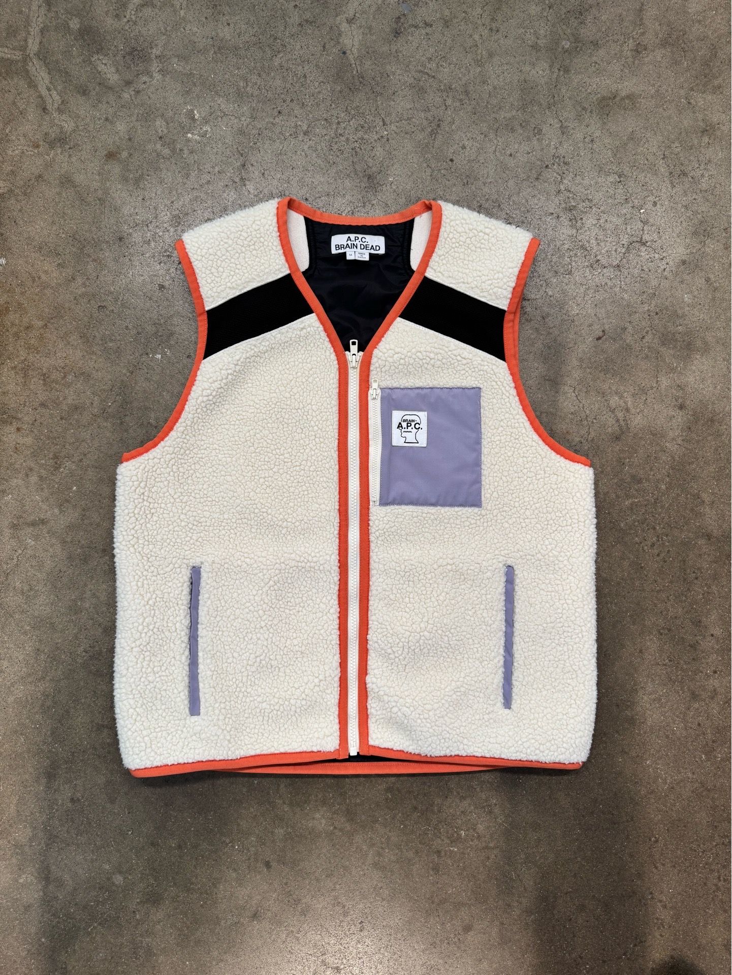 A.P.C. X Brain Dead Fleece Gilet Vest