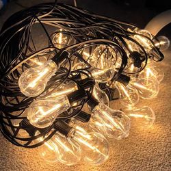 NEW Patio String Lights Outside LED Lights 100 Feet Long Christmas Lights