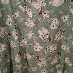 XL dental scrub top