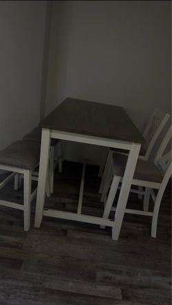 Dining table set with 2 benches and 2 chairs 🪑✨