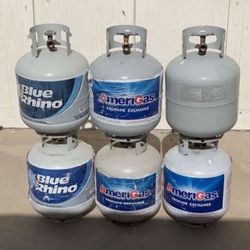 BlueRhino, AmeriGas, And Blank Propane Tanks