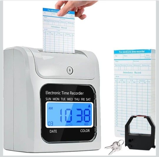 Employee Time Clocks for Small Business, Auto Align Time...