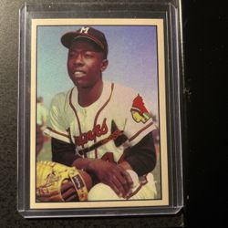 4 Hank Aaron Baseball Card Collection