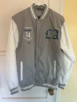 Seven Souls Gray/White LA Varsity Jacket