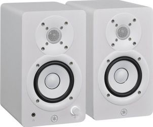 Yamaha HS3 Powered Studio Monitors & Gator Frameworks Clamp-on Studio Monitor Stand - Pair