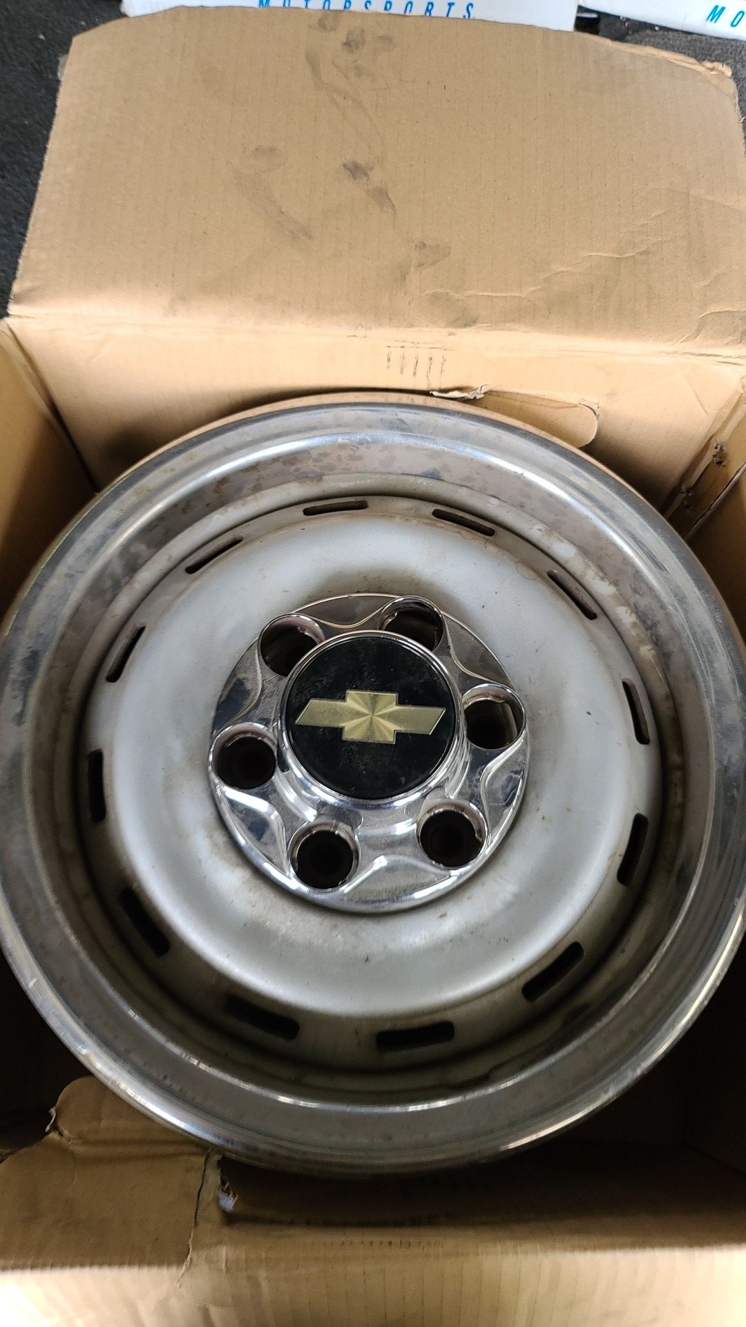 Chevy 6 lug steel wheels
