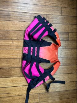 DBX Adult Life Jacket Pink/Orange - L/XL