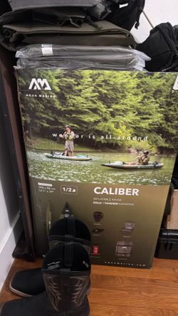AQUA MARINA INFLATABLE FISHING  KAYAK
