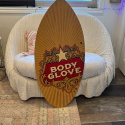 Vintage BODY GLOVE 44' Skimmer Skim Board Boogie Wooden