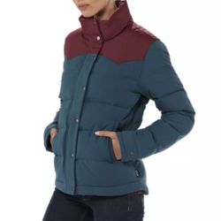 Patagonia Women’s Bivy Down Jacket Gray Burgundy Size Large 