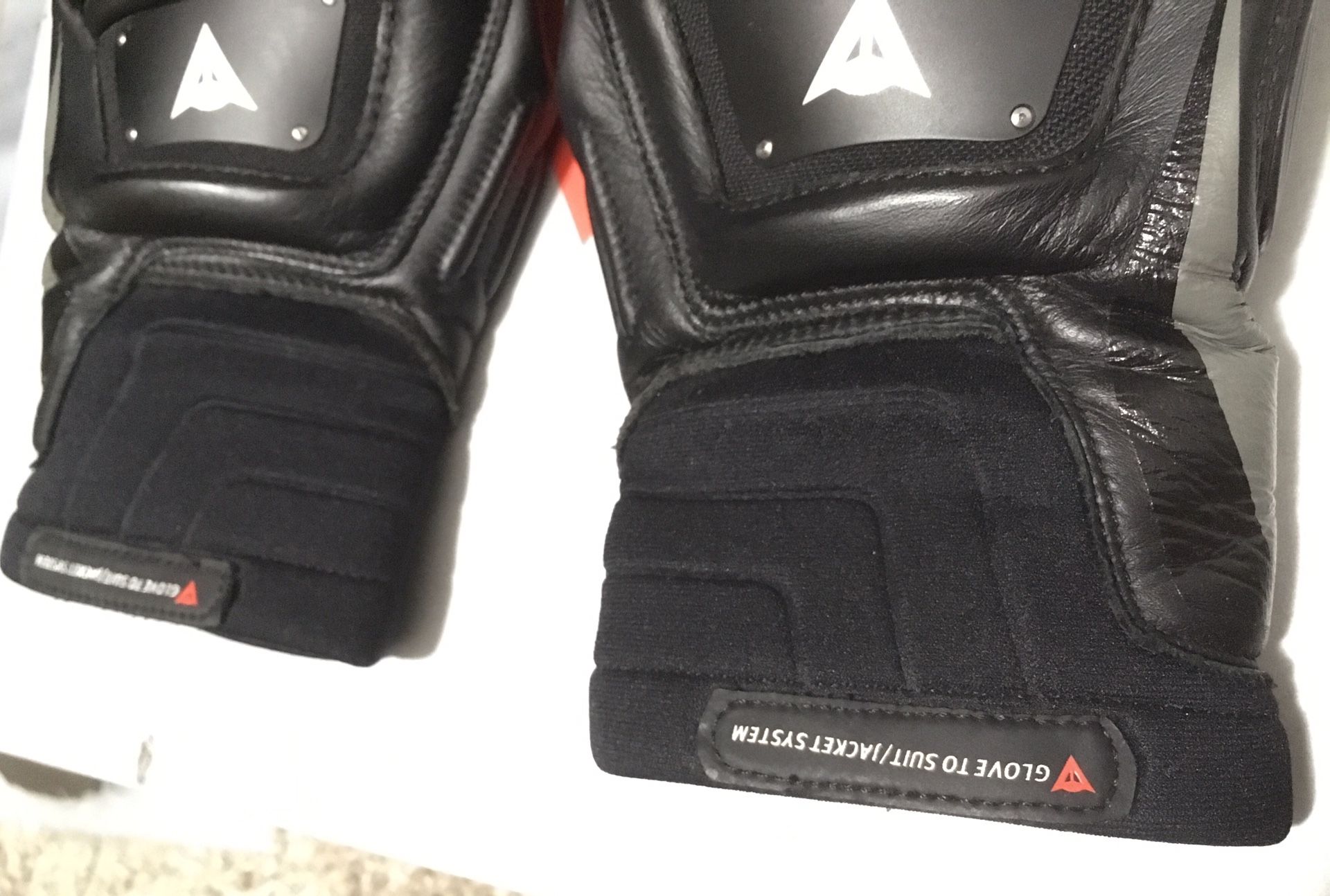 Dainese Race Pro In Leather Motorcycle Gloves Black/Medium for