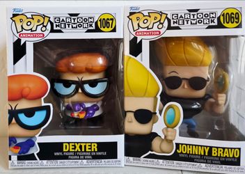 Funko Pop Cartoon Network Johnny Bravo and Dexter