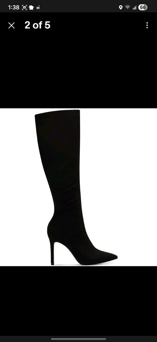 INC Rajel Knee-high Black Boot-9.5 M