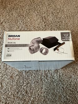 Broan Nutone RVL1A (for fan with 3”-4” Roof Ducting Installation Kit