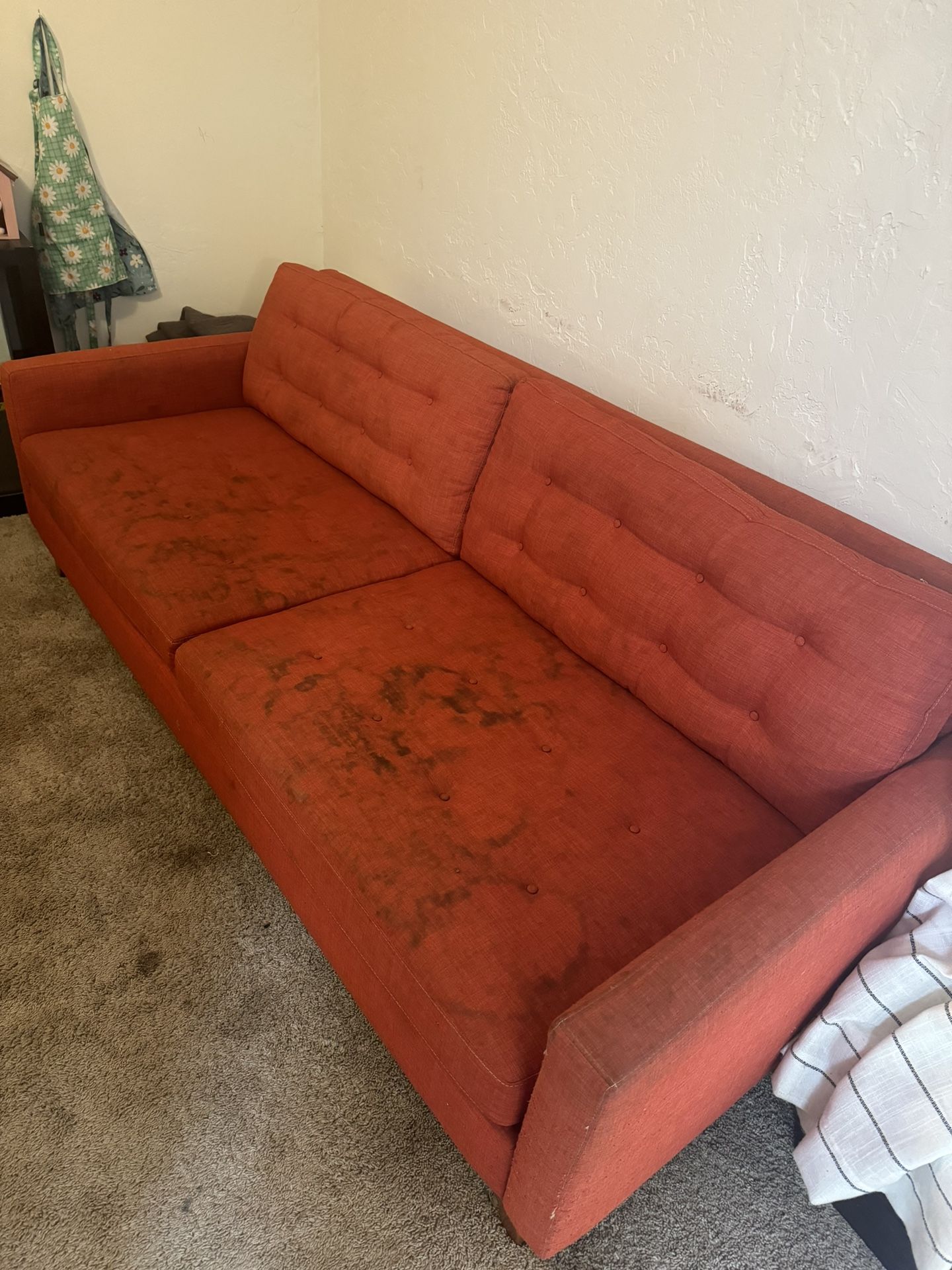 Free Orange/Red Couch