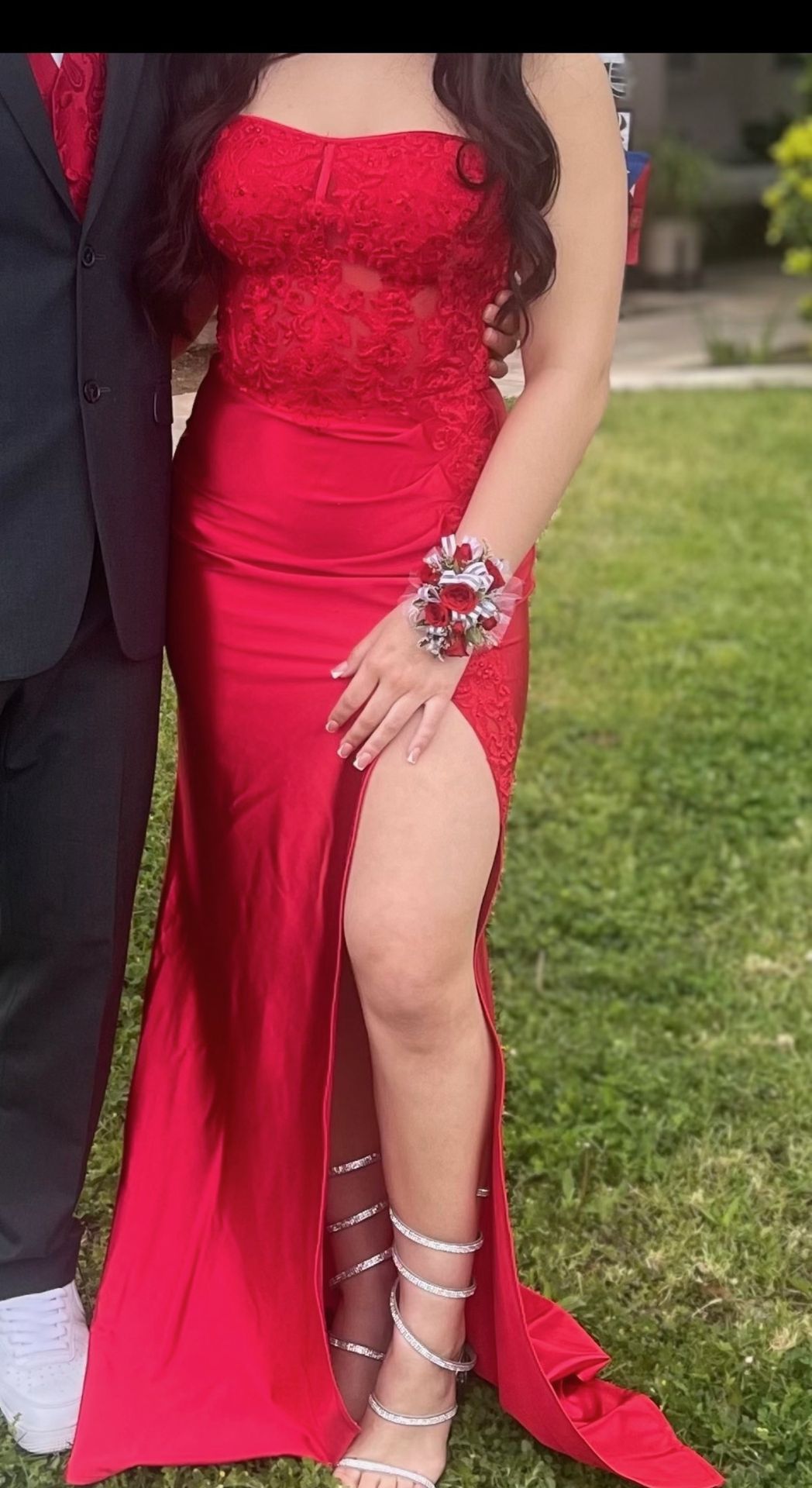 Red size 3 prom dress