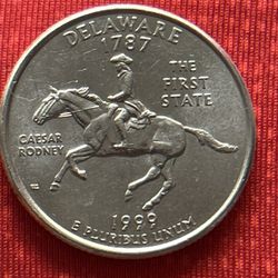 1999 Delaware P Quarter 