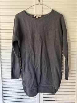 Michael Kors Women’s Black Sweater Size Small Gold Side Zippers