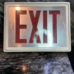 Exit Light Fixture