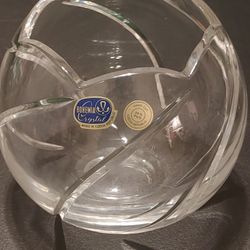 Lead Crystal Bowl By Bohemia