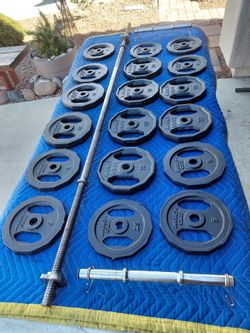 125lbs.Marcy Grip plates set