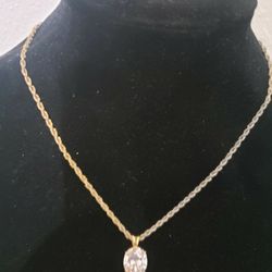 Cubid ZIRCONIA CHAIN AND PENDAD